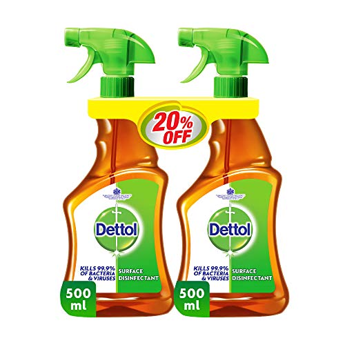 Dettol Antiseptic Trigger 500ml Twin Pack At 20% Off,0.00