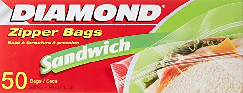 Diamond Zipper B Sandwich, 50 Pieces,0.00