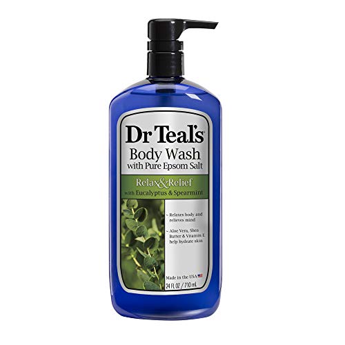 Dr. Teal's Epsom Salt Body Wash - Eucalyptus & Spearmint, 710ml, Dr Teal's, 24 ounce,0.00
