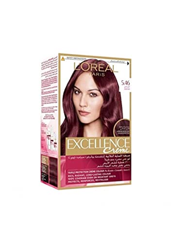 L'Oreal Paris Excellence Creme 5.46 Grape Red Haircolor100 gm,0.00