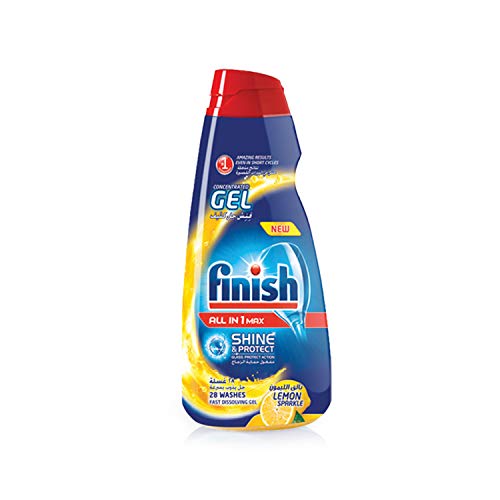 Finish Dishwasher Detergent Concentrated Gel Lemon, 650ml,0.00