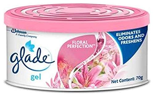 Glade Car Air Freshener Gel Floral Perfection 70g,0.00