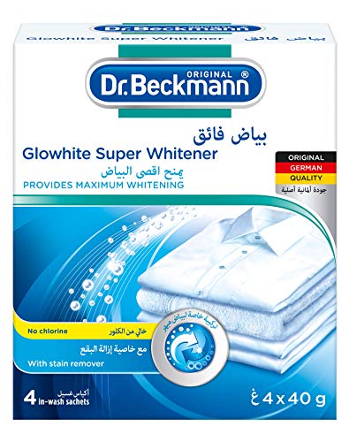Dr.Beckmann Glowhite Super Whitener, 4 x 40gm,0.00