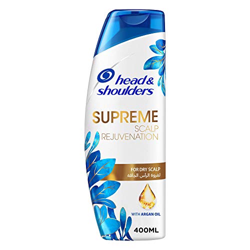 Head & Shoulders Supreme, Anti-Dandruff Shampoo with Argan Oil, for Dry Scalp Rejuvenation, 400ml,0.00