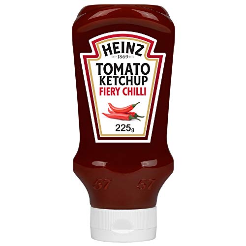 Heinz™ Fiery Chilli Tomato Ketchup, Top Down Squeezy Bottle, 225g,0.00