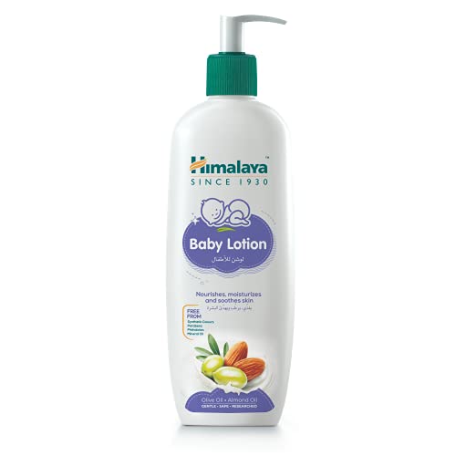 Himalaya Baby Lotion | Free From Parabens, Mineral Oil & Synthetic Colors Is a Daily-Use Lotion That Nourishes & Provides Moisture to Your Baby’s Delicate Skin - 400ml.,0.00