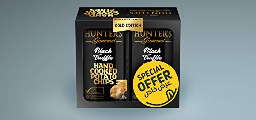 Hunter's Gourmet Hand Cooked Potato Chips Black truffle - Twin Pack, 150 gm