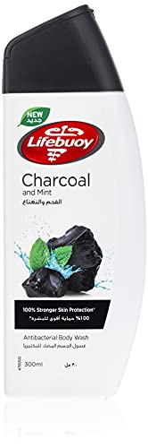 Lifebuoy Anti Bacterial Charcoal & Mint Body Wash, 300 ml