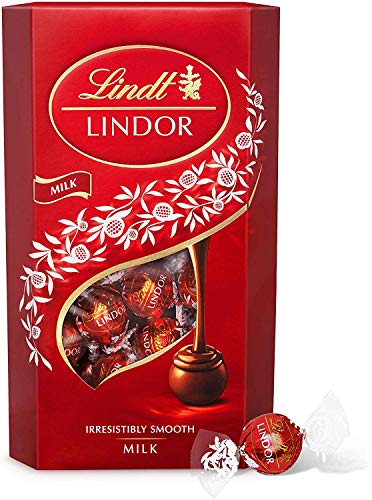 Lindt Milk Lindor Chocolate Balls, 337 gm (Pack of 1)