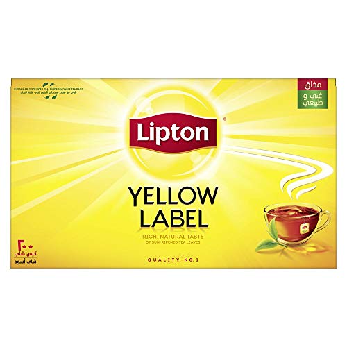 Lipton Yellow Label Black Tea, 200 Teabags,0.00