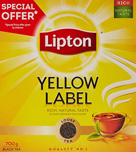 Lipton Yellow Label Black Loose Tea, 700 gm,0.00