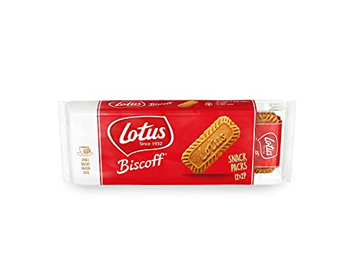 Lotus Biscoff Biscuits Snack, 12 x 2 Pack (186 gm),0.00