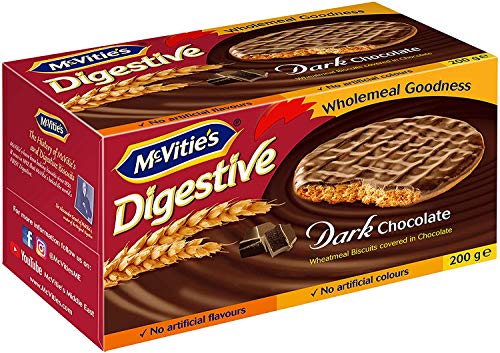 McVities Chocolate Digestive Dark Biscuit, 200 gm