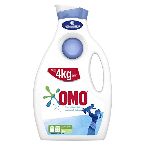 OMO Liquid Laundry Detergent Sensitive Skin, 2L,0.00