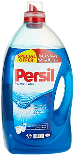 Persil Power Gel Liquid Laundry Detergent, For Top Loading Washing Machines - 4.8 Litres,0.00