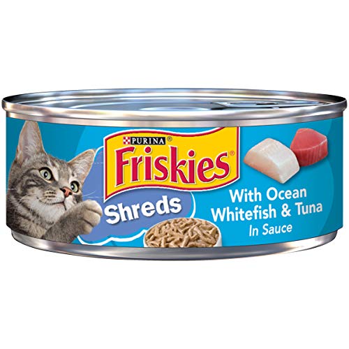 Purina Friskies Ocean Whitefish And Tuna in Sauce Cat Food, 156gm