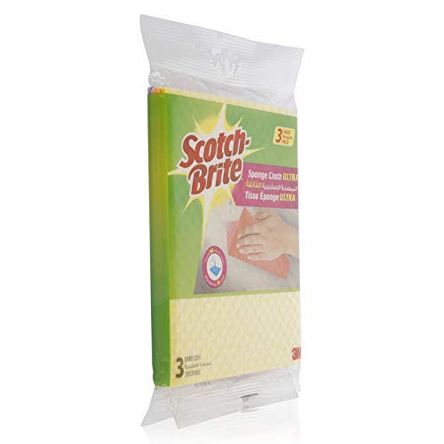 Scotch Brite Ultra Sponge Cloth - 3 Pieces