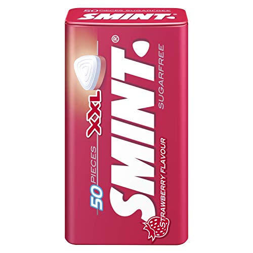 Smint Tin Strawberry Flavour Candy, 12 Pieces,0.00