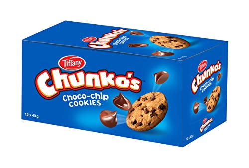 Tiffany Chunko's Bite-sized Chocolate Chip Cookies - 12 x 40g,0.00