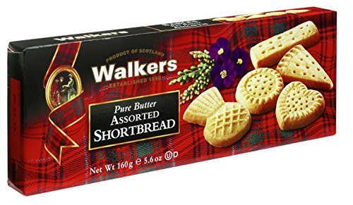 Walkers Shortbread Assorted Shapes 160G,0.00