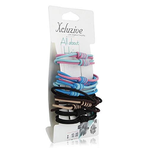 Xcluzive Twisted Pony Tailers - 12 Piece