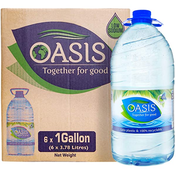 Oasis Still Water - Pack of 6 Pieces (6 x 3.78 Liter)