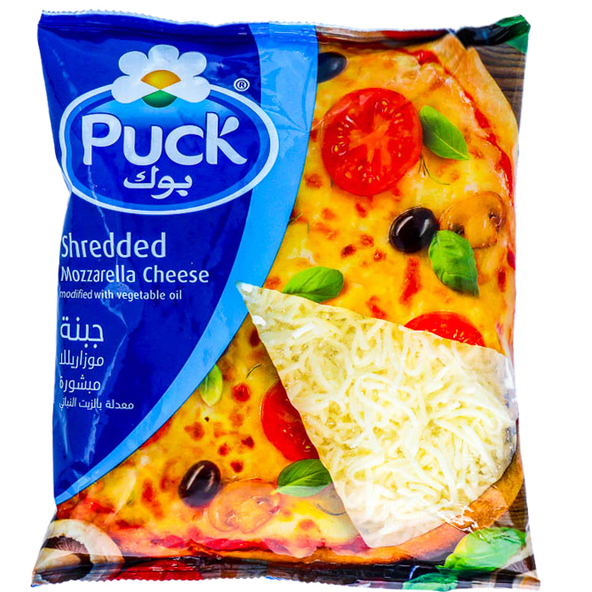 Puck Shredded Mozzarella Cheese 500g,0.00