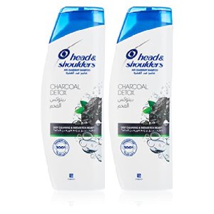 Head & Shoulders Charcoal Detox Anti Dandruff Shampoo 400ml Pack of 2