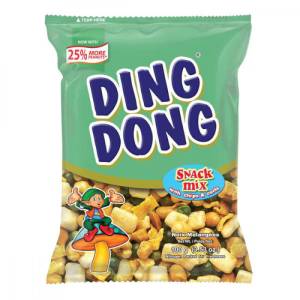 Ding Dong Snack Mix With Chips & Curls, Green, 100 gm,0.00