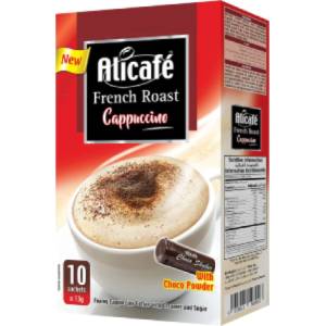 Alicafe French Roast Cappuccino 10x13gm