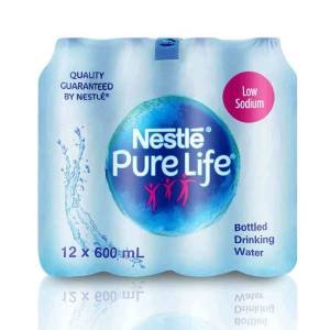 Nestle Pure Life Drinking Water 600ml Pack of 12