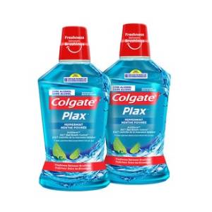 Colgate Plax Peppermint Mouthwash Blue 500ml Pack of 2,0.00