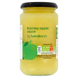 Bramley apple sauce - by Sainsburys - 420ml,0.00