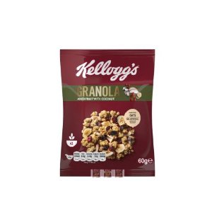 Kelloggs Mixed Fruit With Coconut Granola, 60g,0.00