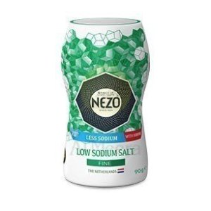 Nezo Fine Low Sodium Salt, 90g,0.00
