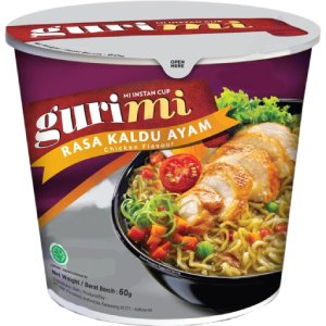 Gurimi Chicken Flavour Instant Cup Noodles, 60g,0.00