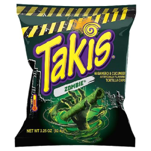 Takis Zombie Habanero & Cucumber Artificially Flavored Tortilla Chips,1oz,0.00