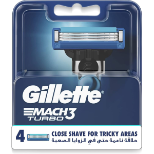 Gillette Mach3 Turbo 4pcs