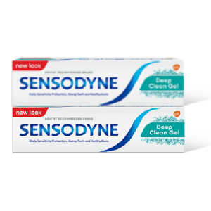 Sensodyne Deep Cleen Gel, 2x75ml