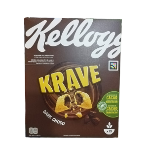 Kellogg's Krave Dark Choco Flavoured Cereal, 410g,0.00