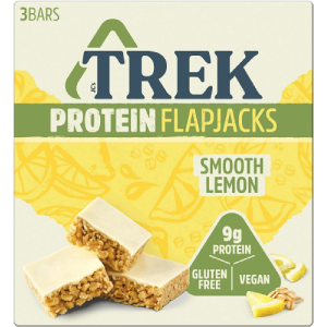 Trek Smooth Lemon Protein Flapjacks 3X50g,0.00