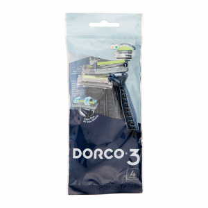 Dorco Pace 3 Plus Men Disposable Razors, 8 Pieces