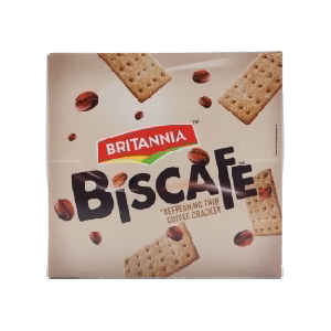 Britannia Biscafe Thin Coffee Cracker, 265.5g,0.00