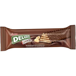 Ulker Deluxe Chocolate Wafer with Hazelnut Cream, 28g