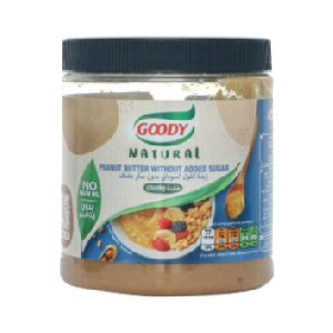 Goody Natural Peanut Butter Without Added Sugar, 453g,0.00