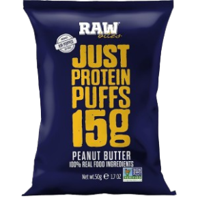 Raw Bites Peanut Butter Protein Puffs, 50g,0.00