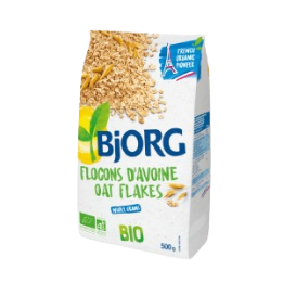 Bjorg Whole Grains Oat Flakes, 500g,0.00