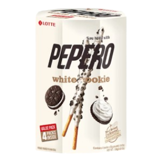 Lotte Pepero White Chocolate, 4 x 32g,0.00