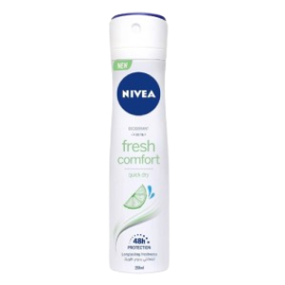 Nivea Fresh Comfort Deodorant Spray for Women, 150ml