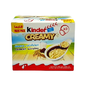 Kinder Creamy Milky & Crunchy with Crispy Rice, 5X19g